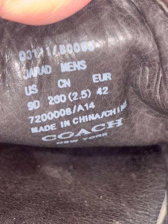 Coach Men's Signature C Logo Loafers SZ 9 - Picture 11 of 12